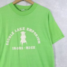 画像1: 70's USA製 Sauble Lake Emporium プリントTシャツ XL (1)