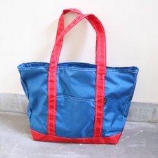 画像1: 90's〜 L.L.Bean ジップトップ ライトウェイト ナイロントートバッグ MEDIUM (1)
