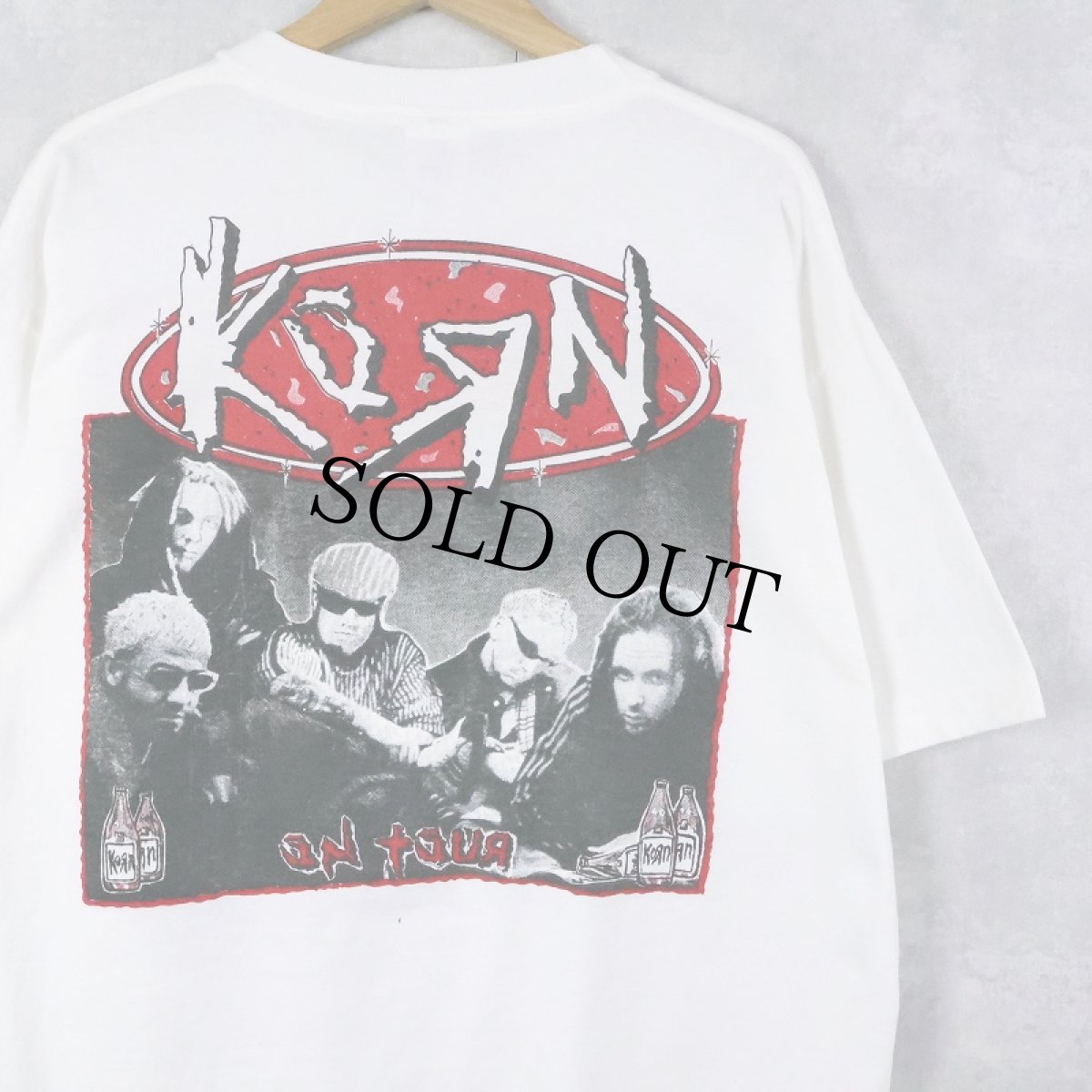 画像2: 90's Korn USA製 "Oz tour" メタルバンドツアーTシャツ L (2)
