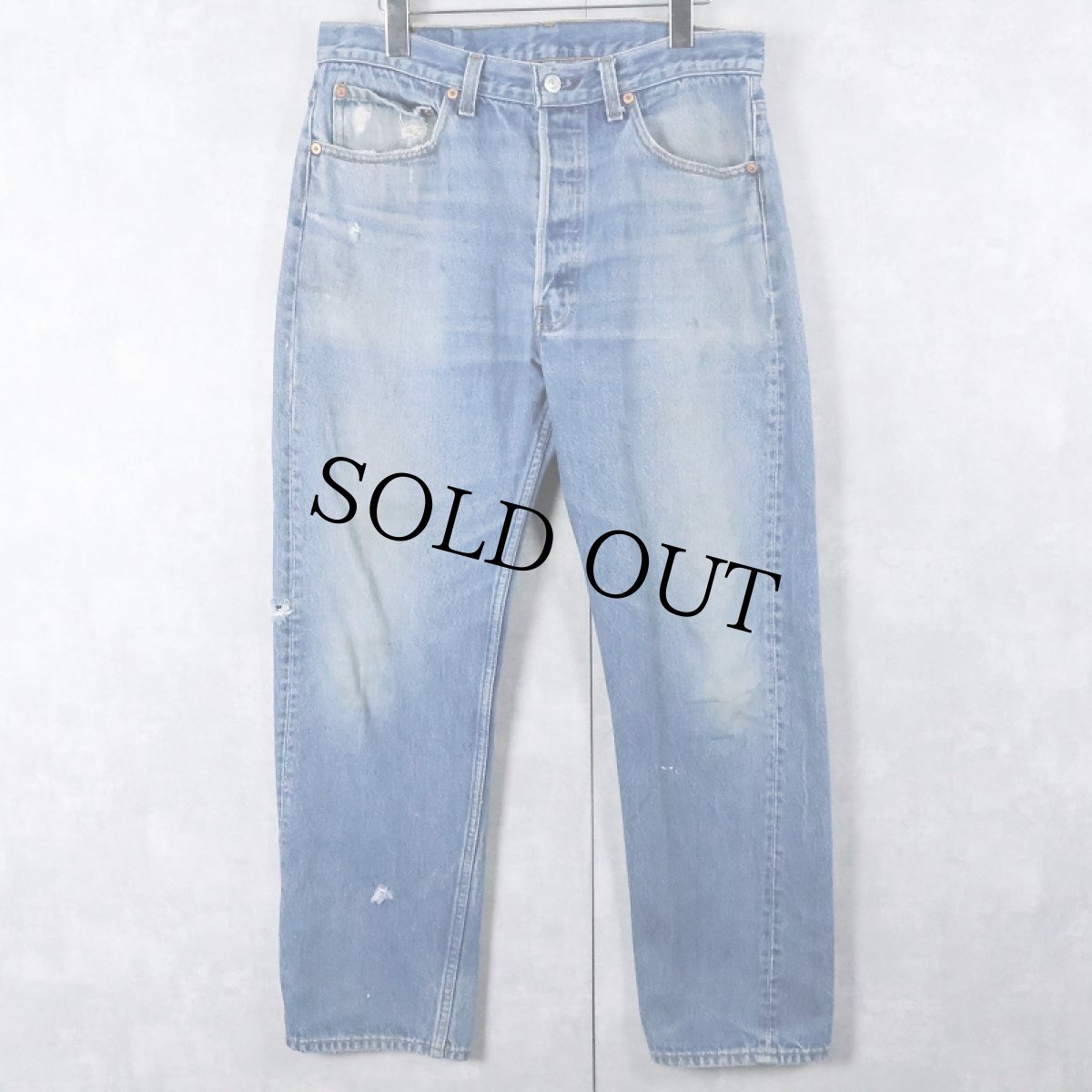 画像1: 90's Levi's 501 USA製 デニムパンツ W32 (1)