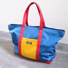画像1: 90's〜 L.L.Bean ジップトップ ライトウェイト ナイロントートバッグ LARGE (1)