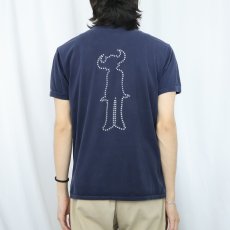 画像4: Jamiroquai "Synkronized" Vネック アーティストアルバムTシャツ NAVY (4)