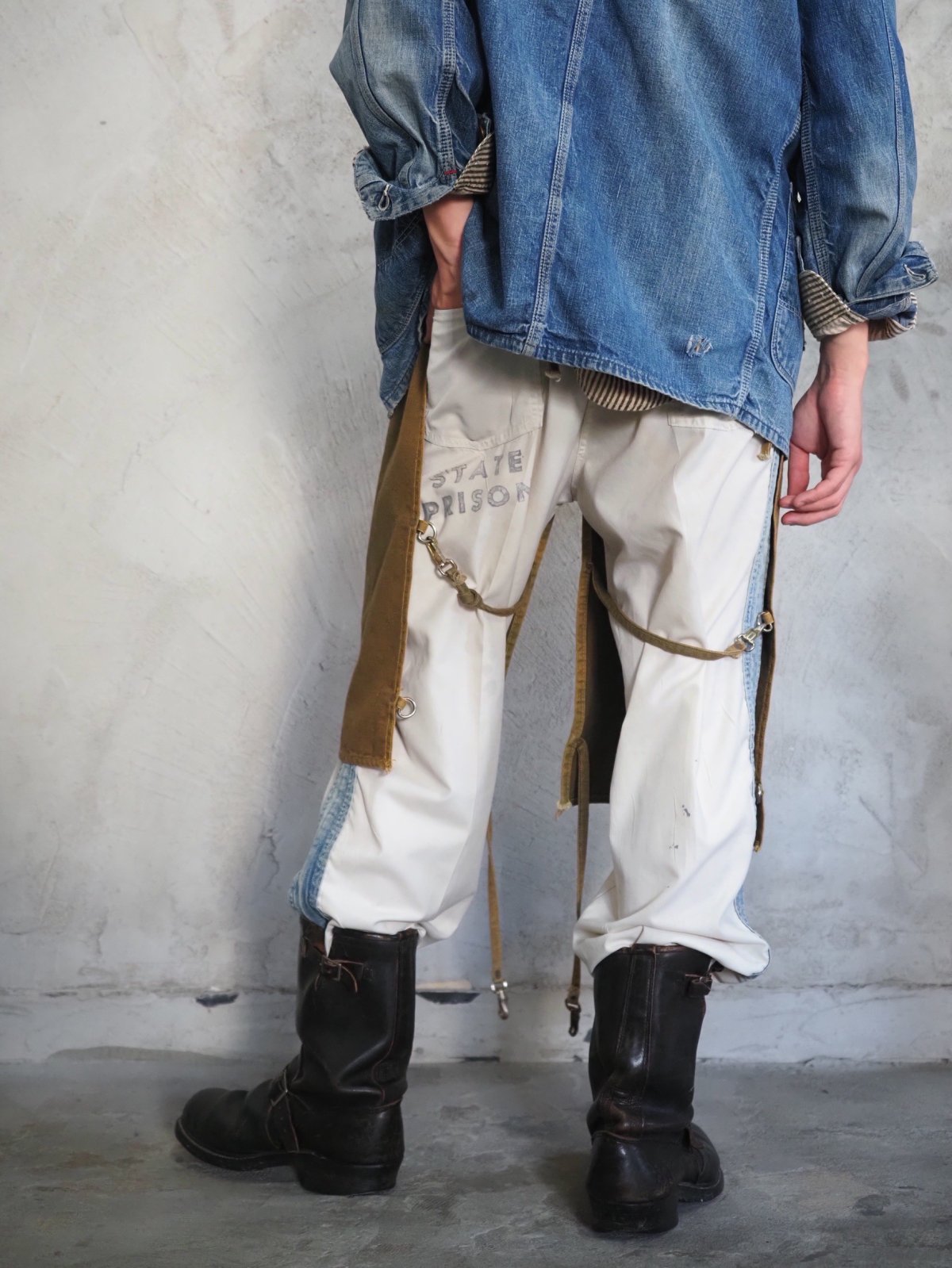 画像2: 〜70's メカニックエプロン (2)