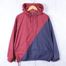 画像1: 90's GAP 2トーンナイロンアノラックパーカー S (1)