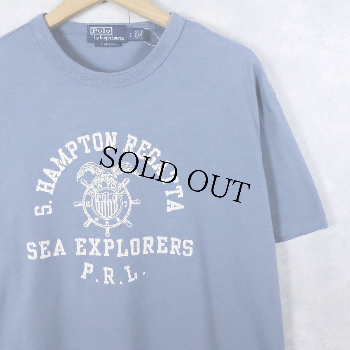 画像1: POLO Ralph Lauren "CLASSIC FIT" プリントTシャツ L (1)