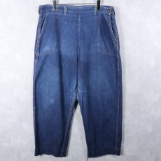 画像1: 60's  Jeanies by BLUE BELL デニムランチパンツ W38 (1)