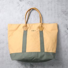 画像1: 90's〜 L.L.Bean レザーハンドル キャンバストートバッグ LARGE (1)