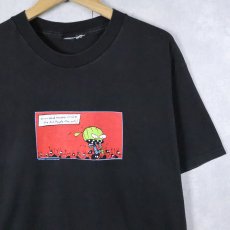 画像1: Onion Head Monster キャラクタープリントTシャツ BLACK (1)