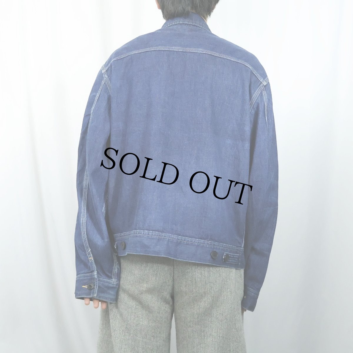 画像3: 60's CAN'T BUST'EM デニムジップジャケット (3)