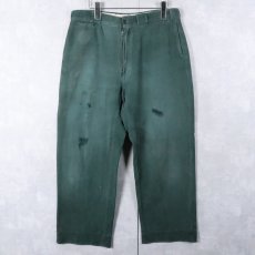 画像1: 〜60's ウィップコード ワークパンツ W31 (1)