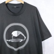 画像1: 90's USA製 "BUSTER BILL" アートプリントTシャツ BLACK XL (1)