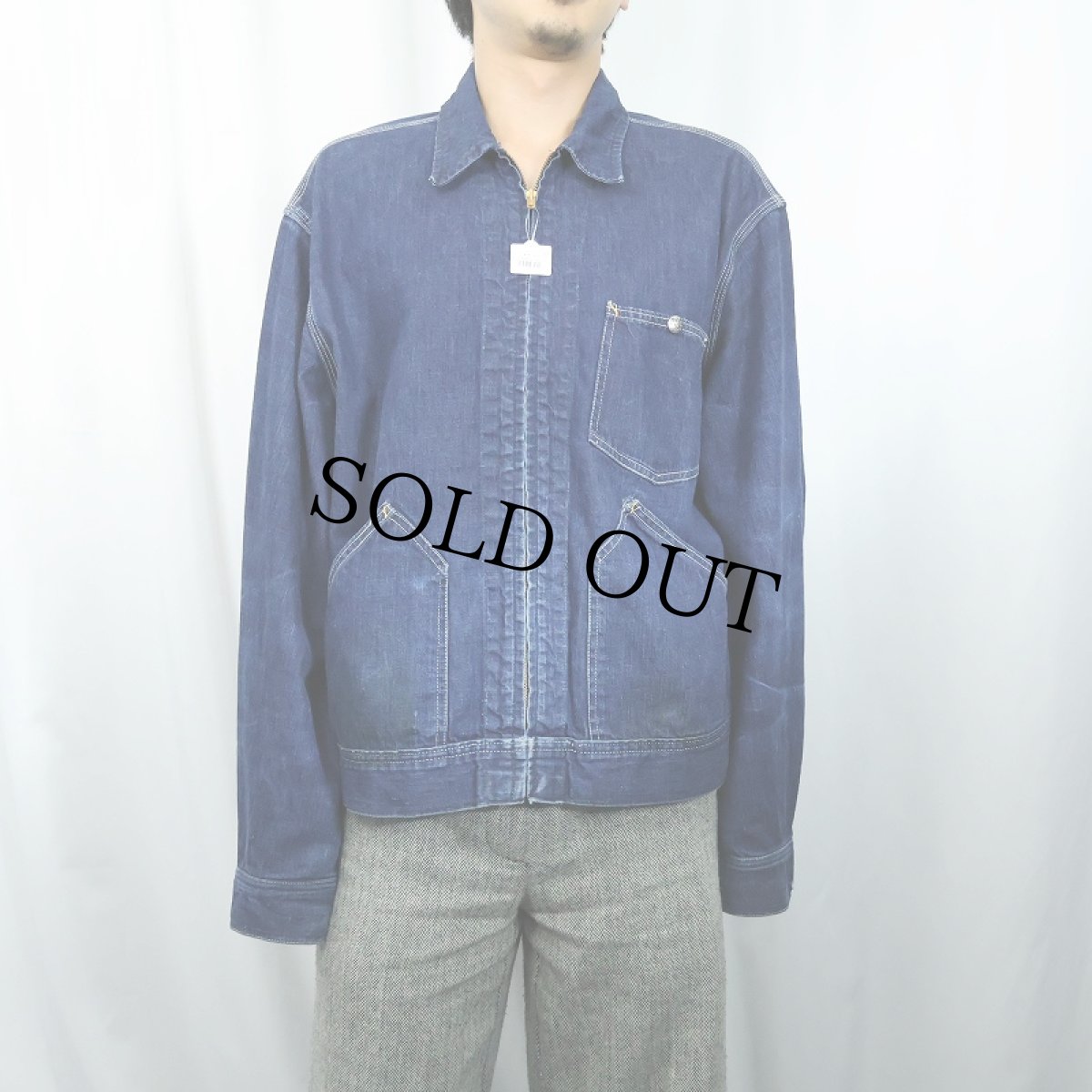 画像2: 60's CAN'T BUST'EM デニムジップジャケット (2)