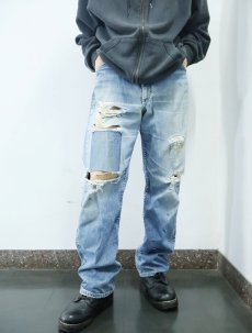 画像2: 60〜70's Lee 101Z USA製 サイド黒 USA製 デニムパンツ W36 (2)