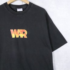画像1: 2000's WAR ファンクバンドプリントTシャツ BLACK XL (1)
