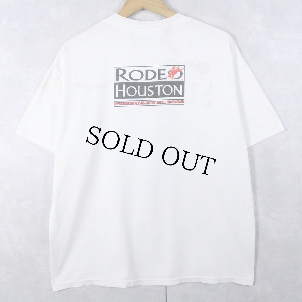 画像2: 2000's ZZ Top "RODEO HOUSTON" ロックバンドプリントTシャツ L (2)