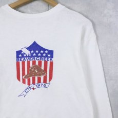 画像1: 70's〜 "Beavercreek" 建国記念プリントスウェット (1)