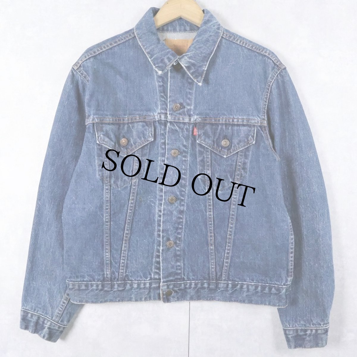 画像1: 70's Levi's 70505 USA製 デニムジャケット SIZE42 (1)