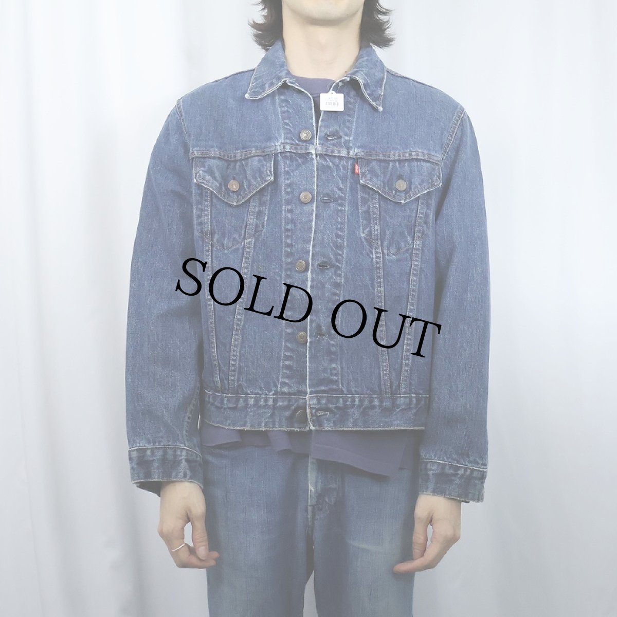 画像2: 70's Levi's 70505 USA製 デニムジャケット SIZE42 (2)