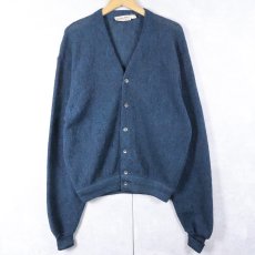 画像1: 60's TOWN AND KING アルパカニットカーディガン L (1)