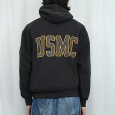 画像4: SOFFE "USMC" リフレクタープリントスウェットフーディー BLACK M (4)