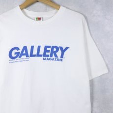 画像1: GALLERY MAGAZINE アダルト雑誌 ロゴプリントTシャツ L (1)