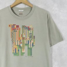 画像1: Frank Lloyd Wright 建築家 アートプリントTシャツ (1)