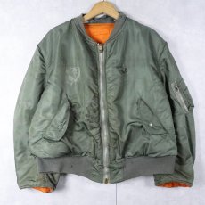 画像1: 70's U.S.AIR FORCE "MA-1 E-TYPE" カットオフ フライトジャケット (1)