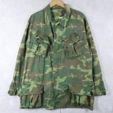 画像1: 60's U.S.ARMY ERDL迷彩 グリーンリーフ ジャングルファティーグジャケット 3rd (1)