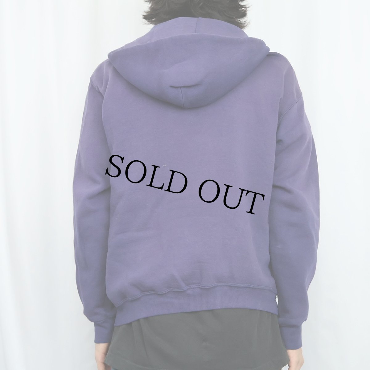 画像3: 90's RUSSELL ATHLETIC USA製 無地 スウェットジップパーカー XL (3)