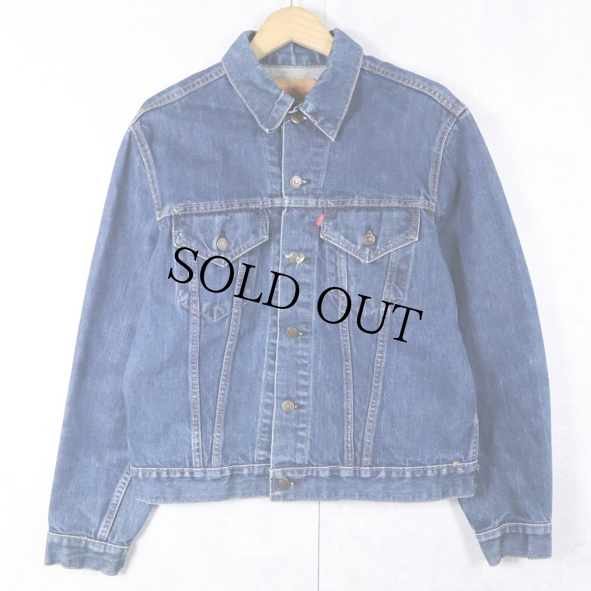 画像1: 70's Levi's 70505 USA製 デニムジャケット SIZE42 (1)