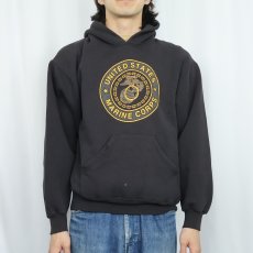 画像3: SOFFE "USMC" リフレクタープリントスウェットフーディー BLACK M (3)