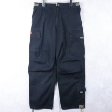 画像1: Abercrombie&Fitch コットンカーゴパンツ NAVY W35 (1)
