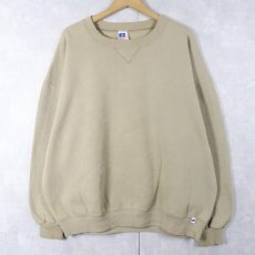 画像1: 90's RUSSELL ATHLETIC USA製 前V 無地スウェット XXL (1)