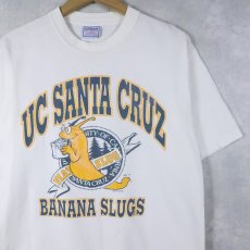 画像1: 2000's  UC SANTA CRUZ "BANANA SLUGS" プリントTシャツ M (1)