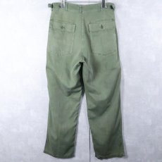 画像2: 60's U.S.ARMY "サイドアジャスタ付き" ベイカーパンツ W32 (2)