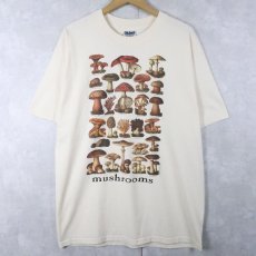 画像1: 90's〜 EARTH SUN MOON "mushrooms" プリントTシャツ L (1)