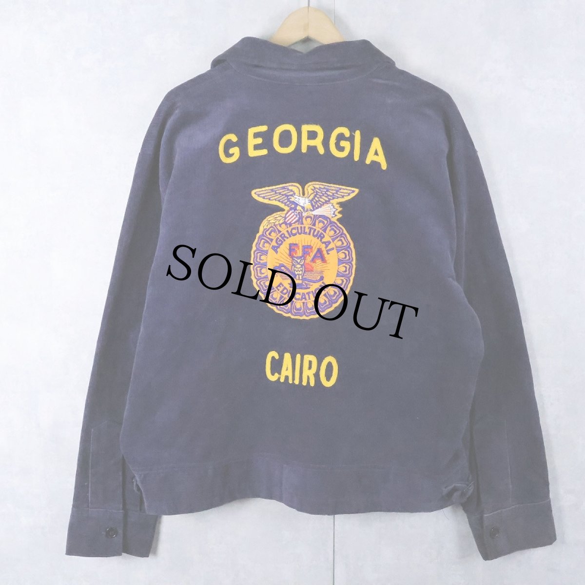画像1: 80〜90's FFA "GEORGIA CAIRO" ファーマーズコーデュロイジャケット SIZE46 (1)