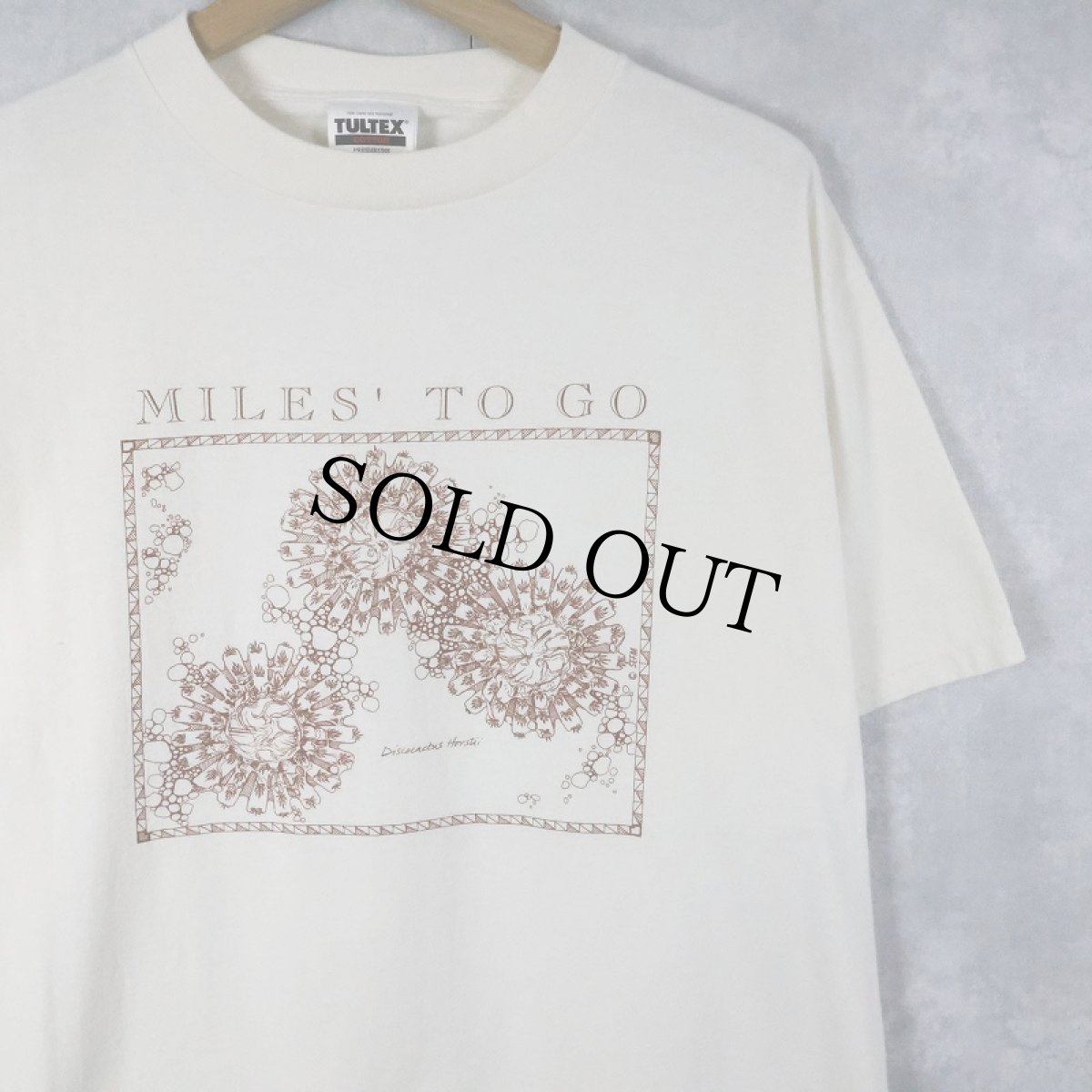 画像1: MILES' TO GO アートプリントTシャツ L (1)