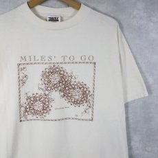 画像1: MILES' TO GO アートプリントTシャツ L (1)