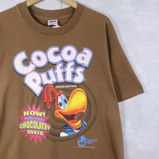 画像1: 90's Cocoa Puffs USA製 シリアル企業 キャラクタープリントＴシャツ XL (1)
