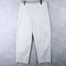 画像1: 〜50's コットンワークパンツ W33 (1)