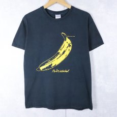 画像1: ANDY WARHOL USA製 アートプリントTシャツ BLACK M (1)