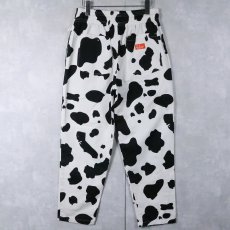 画像3: Cookman 牛柄 シェフパンツ M (3)