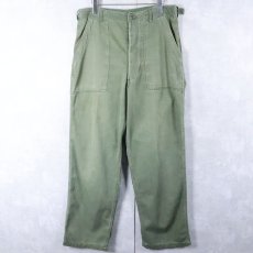 画像1: 60's U.S.ARMY "サイドアジャスタ付き" ベイカーパンツ W32 (1)