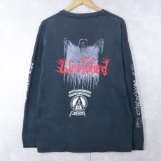 画像2: The Wretched "La Tua Morte Non Aspetta" ハードコアパンクバンドロンT (2)