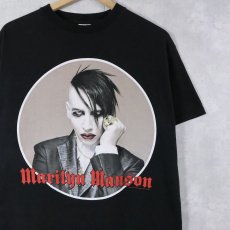 画像1: 2004 MARILYN MANSON "AGAINST ALL GODS" ロックバンドツアーTシャツ BLACK M (1)