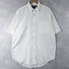 画像1: POLO Ralph Lauren "COWBOY WORKSHIRT" コットンメッシュシャツ L (1)