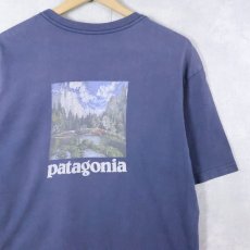 画像1: Patagonia ロゴプリントTシャツ M (1)