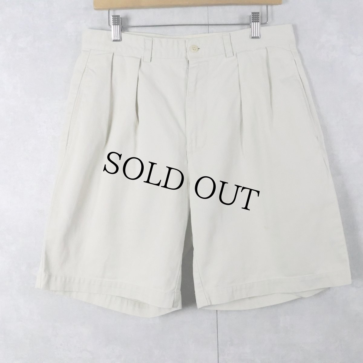 画像1: POLO Ralph Lauren "TYLER SHORT" 2タック チノショーツ W32 (1)
