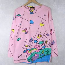 画像1: 80's NEO MAX "PETER MAX SIGNATURE SERIES" アートプリントロンT M (1)